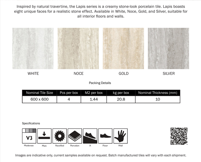 Lapis Specifications