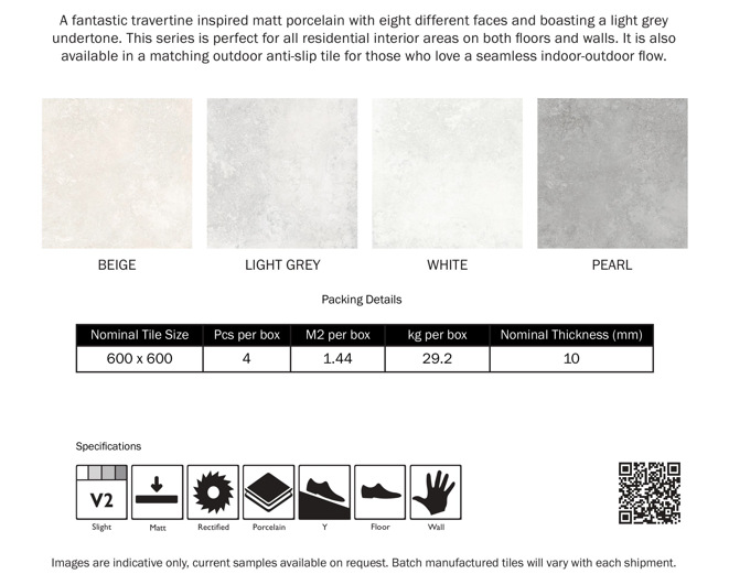 Travertition Specifications